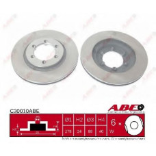 Гальмівний диск ABE C30018ABE
