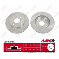 Гальмівний диск ABE C30019ABE