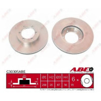 Гальмівний диск ABE C30314ABE