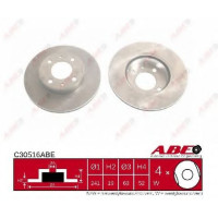 Гальмівний диск ABE C30528ABE