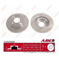 Гальмівний диск ABE C31026ABE