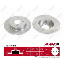 Гальмівний диск ABE C31080ABE