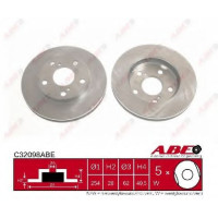 Гальмівний диск ABE C32108ABE