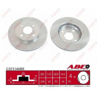Гальмівний диск ABE C32126ABE