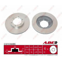 Гальмівний диск ABE C32134ABE
