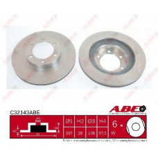 Гальмівний диск ABE C32155ABE