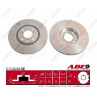 Гальмівний диск ABE C3D024ABE