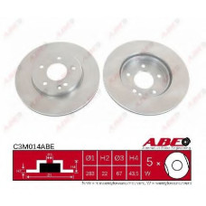 Гальмівний диск ABE C3M043ABE