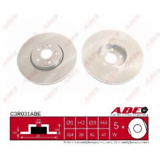 Гальмівний диск ABE C3R039ABE
