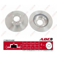 Гальмівний диск ABE C3R045ABE