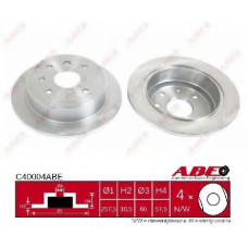 Гальмівний диск ABE C40309ABE