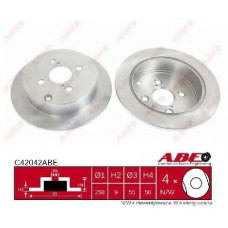 Гальмівний диск ABE C42059ABE