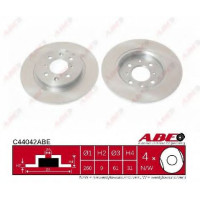 Гальмівний диск ABE C45020ABE