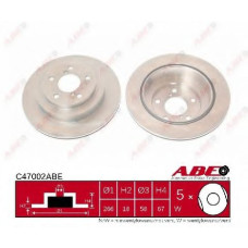 Гальмівний диск ABE C4A003ABE