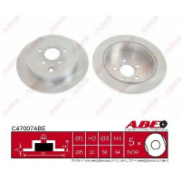 Гальмівний диск ABE C4A017ABE