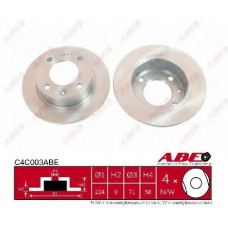 Гальмівний диск ABE C4D012ABE