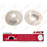 Гальмівний диск ABE C4M025ABE