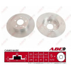 Гальмівний диск ABE C4M036ABE