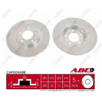 Гальмівний диск ABE C4R020ABE