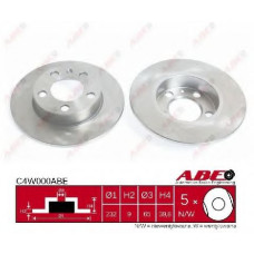 Гальмівний диск ABE C4W012ABE
