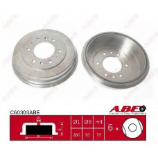 Гальмівний барабан ABE C60514ABE