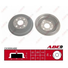 Гальмівний барабан ABE C65002ABE