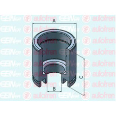 Поршень, корпус скоби гальма AUTOFREN D025376
