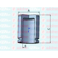 Поршень, корпус скоби гальма AUTOFREN D025435