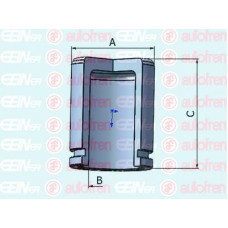 Поршень, корпус скоби гальма AUTOFREN D025435