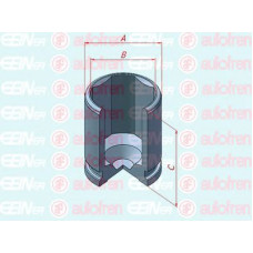 Поршень, корпус скоби гальма AUTOFREN D025543