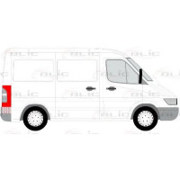 Накладка порога BLIC 6505-06-9537011P