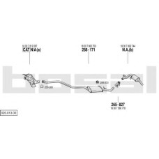 Гумові смужки, система випуску BOSAL 255-073