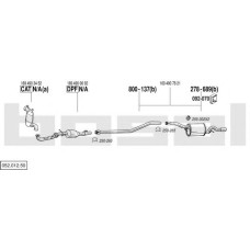 Гумові смужки, система випуску BOSAL 255-120