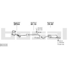 Труба вихлопного газу BOSAL 800-201