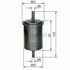 Паливний фільтр BOSCH 0 450 902 161