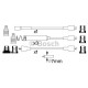 Комплект дротів запалювання BOSCH 0 986 356 800