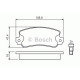 Комплект гальмівних колодок, дискове гальмо BOSCH 0 986 424 098