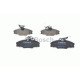 Комплект гальмівних колодок, дискове гальмо BOSCH 0 986 424 227