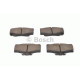 Комплект гальмівних колодок, дискове гальмо BOSCH 0 986 424 268