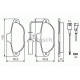 Комплект гальмівних колодок, дискове гальмо BOSCH 0 986 424 379