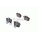 Комплект гальмівних колодок, дискове гальмо BOSCH 0 986 424 427