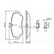 Комплект гальмівних колодок, дискове гальмо BOSCH 0 986 424 469