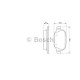 Комплект гальмівних колодок, дискове гальмо BOSCH 0 986 424 553