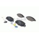 Комплект гальмівних колодок, дискове гальмо BOSCH 0 986 424 581