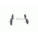 Комплект гальмівних колодок, дискове гальмо BOSCH 0 986 424 611
