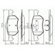 Комплект гальмівних колодок, дискове гальмо BOSCH 0 986 424 668