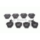 Комплект гальмівних колодок, дискове гальмо BOSCH 0 986 424 690