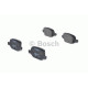 Комплект гальмівних колодок, дискове гальмо BOSCH 0 986 424 756
