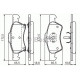 Комплект гальмівних колодок, дискове гальмо BOSCH 0 986 424 765