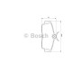 Комплект гальмівних колодок, дискове гальмо BOSCH 0 986 424 781